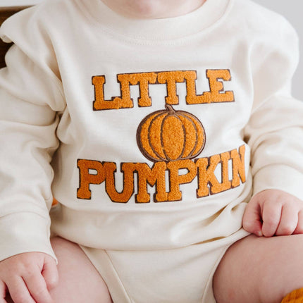 Little Pumpkin Patch Long Sleeve Romper - Baby Clothing Fall