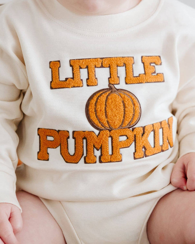 Little Pumpkin Patch Long Sleeve Romper - Baby Clothing Fall