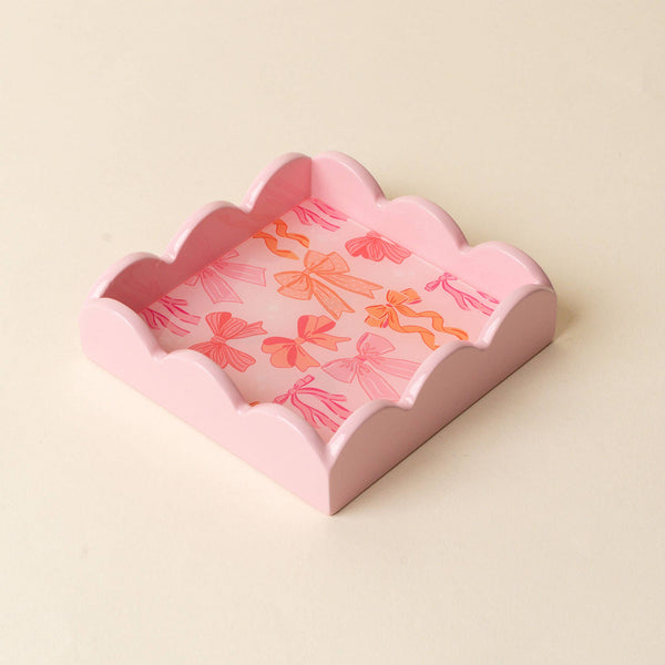 Scallop Trinket Tray - Blushing Bows