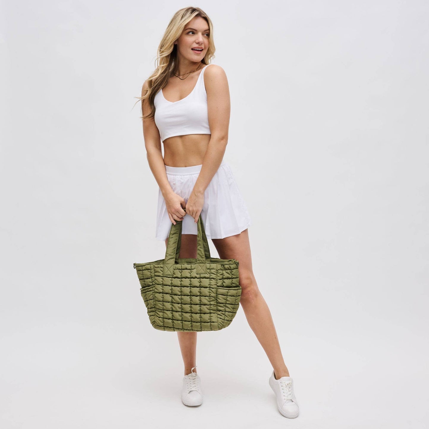 Dreamer - Quilted Puffer Nylon Tote