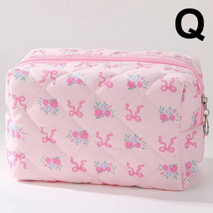 FLORAL TOILE PATTERN MAKEUP COSMETIC POUCH BAG | 40P562