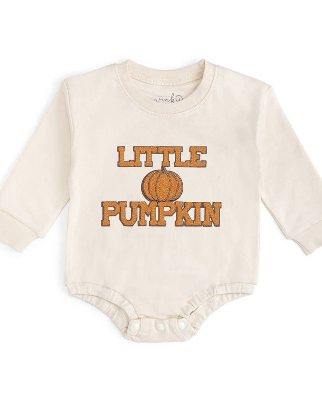 Little Pumpkin Patch Long Sleeve Romper - Baby Clothing Fall