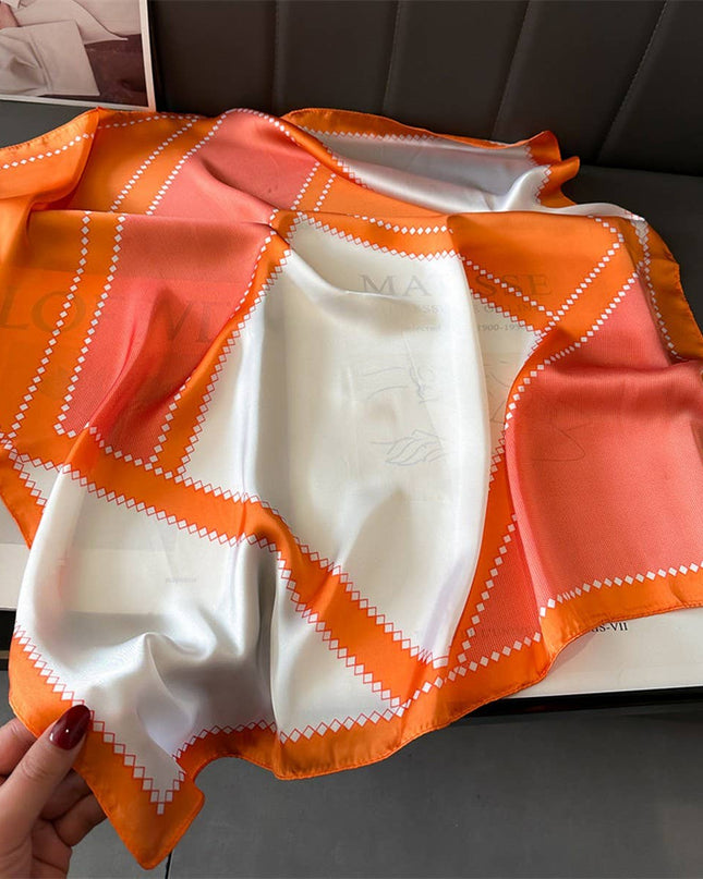 Geometric Print Scarf