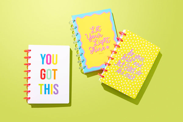 Spiral Disc Notebook - "Let Your Light Shine"
