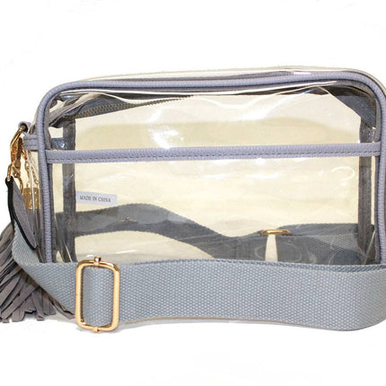 Personalized Game Day Clear Crossbody Bag