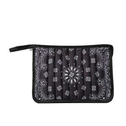 Bandana Print Pouch -Beau Black