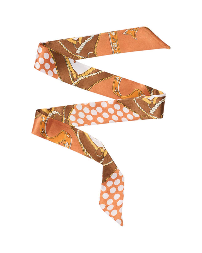 Silk Fashion Bag Scarves for Handbags