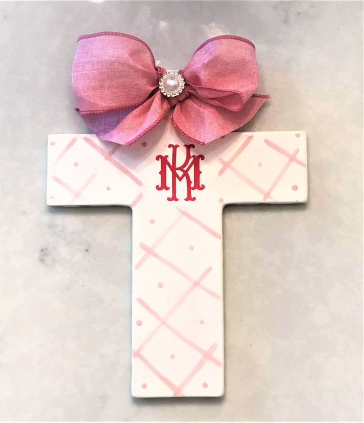 Pink Ceramic Cross