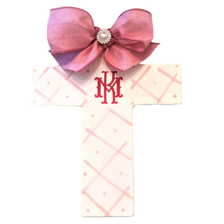 Pink Ceramic Cross