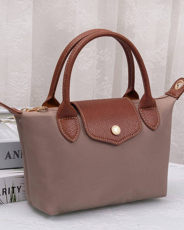 Britney Nylon Double Handle Crossbody Bag