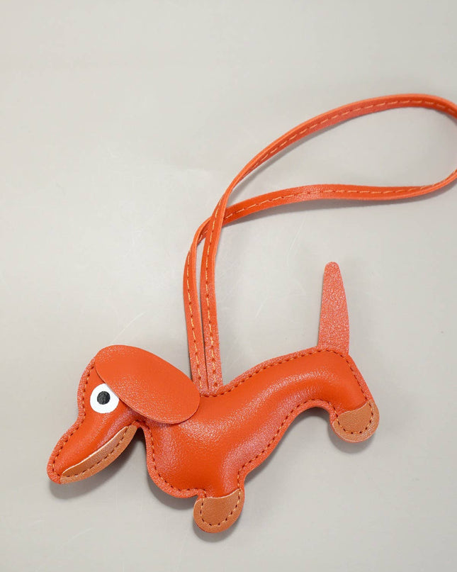 TRENDING VEGAN LEATHER DOG BAG CHARM KEYCHAINS | 40KC112