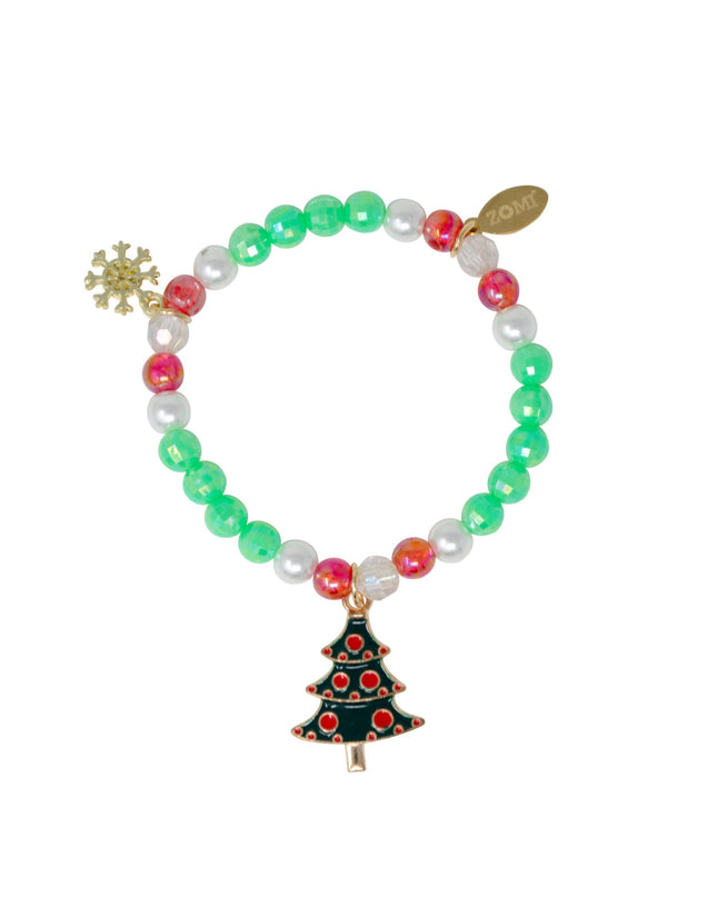 Christmas Holiday Stretchy Bracelet Tower