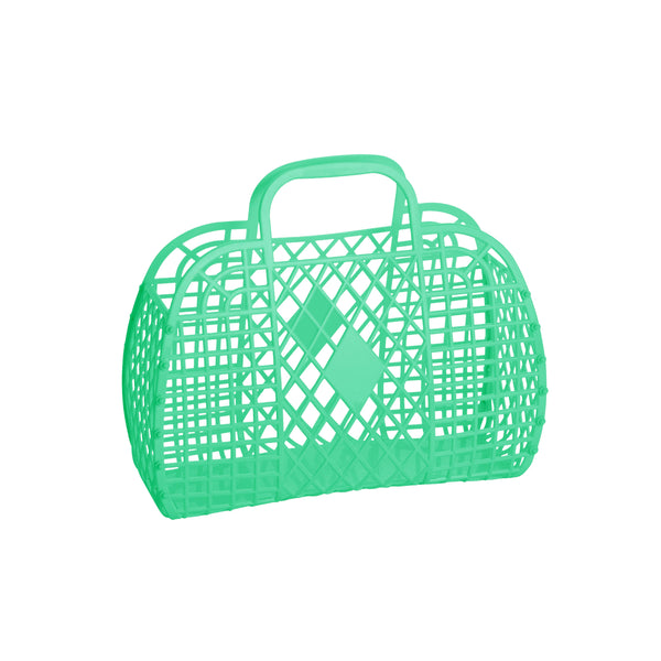 Retro Basket Jelly Bag - Small: Bubblegum Pink