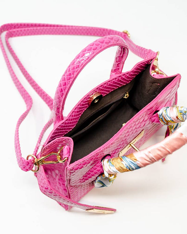 Crocodile Scarf Handbag