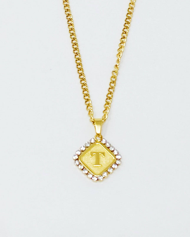 Aztec Delight Initial Necklace