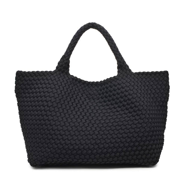 Sky's The Limit - Large Woven Neoprene Tote-Olive Color