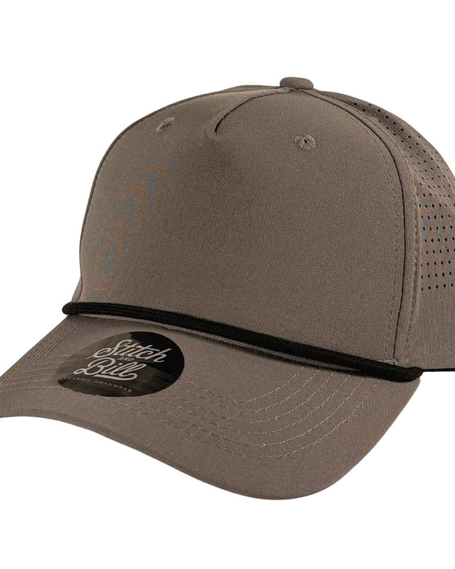 Performance 5 Panel Rope Baseball Cap Air Flow Men Women