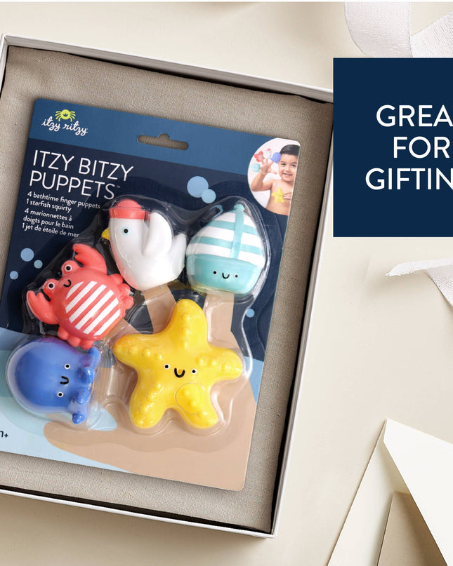 Nautical Itzy Bitzy Puppets™ - Bath + Storytelling Toys