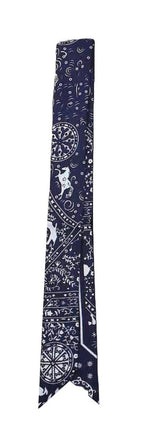 WLLS304 Bandana Skinny Scarf