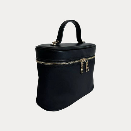 Jenna Nylon & Vegan Top Handle Crossbody