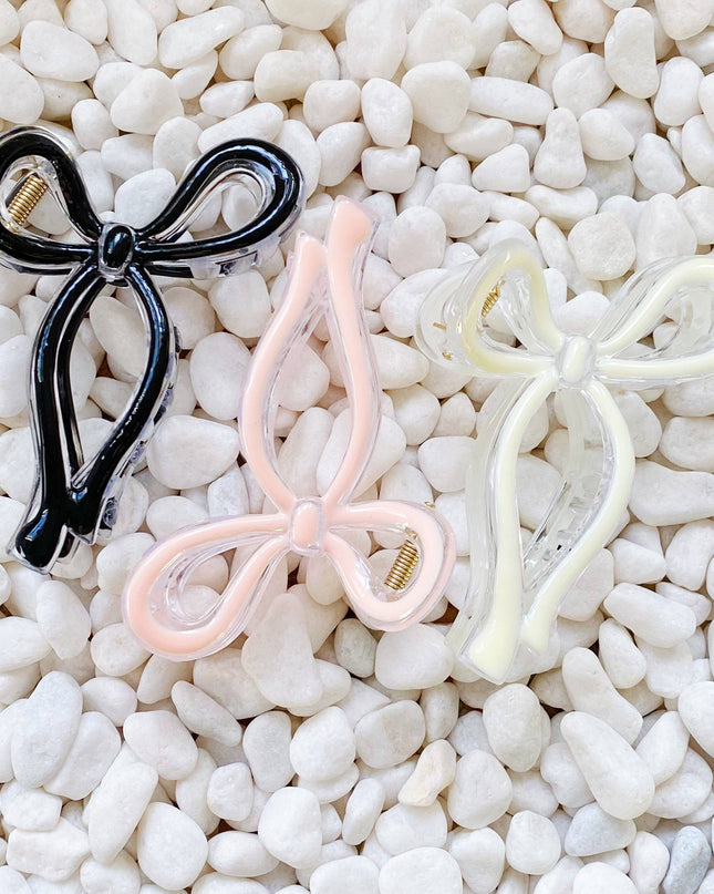 Annie Bow Hair Claw Clips