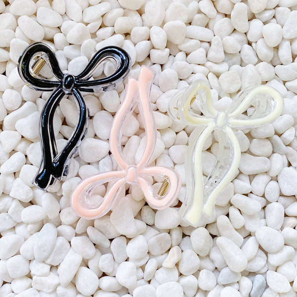 Annie Bow Hair Claw Clips