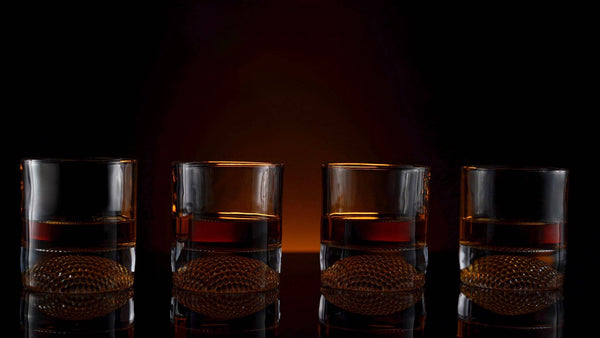 Golf Ball Whiskey Glasses - Set of 4