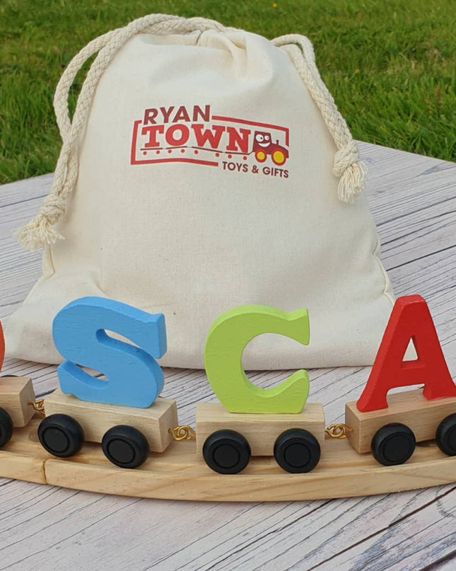 Wooden Name Train Piece – Choose Your Style