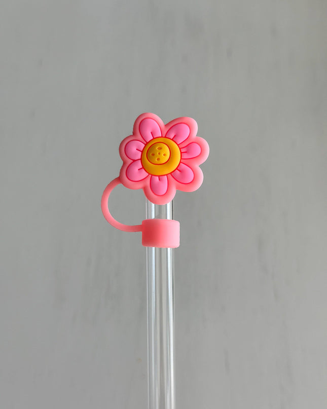 Straw Cover 10MM "Happy Flower"