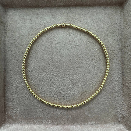 2MM Classic Ball Bead Bracelet - Waterproof
