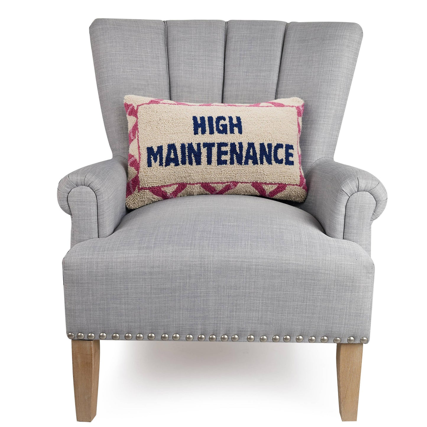 High Maintenance Hook Pillow