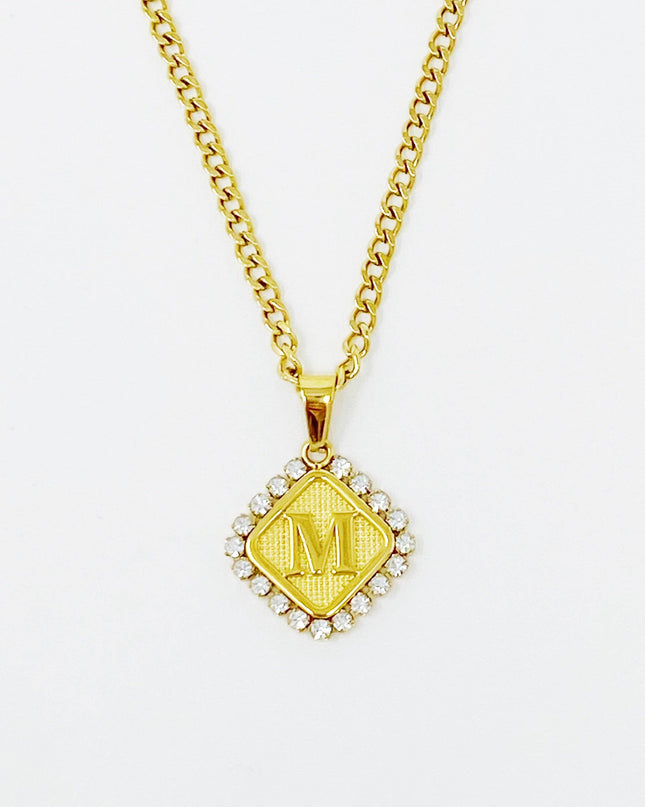 Aztec Delight Initial Necklace