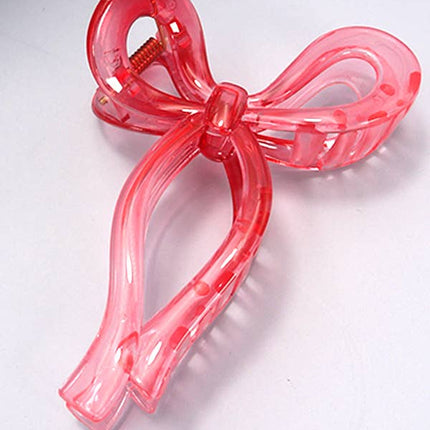 Matte Bow Hair Claw Clips