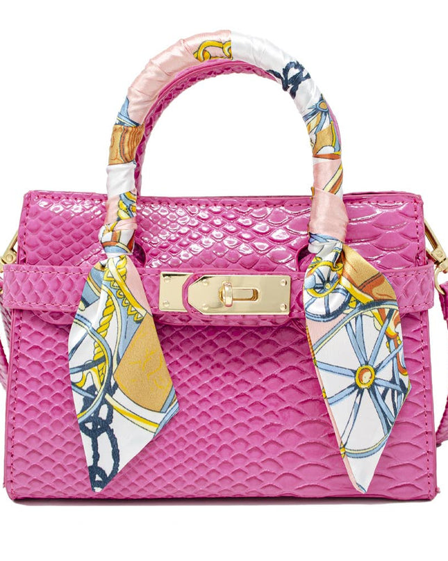 Crocodile Scarf Handbag