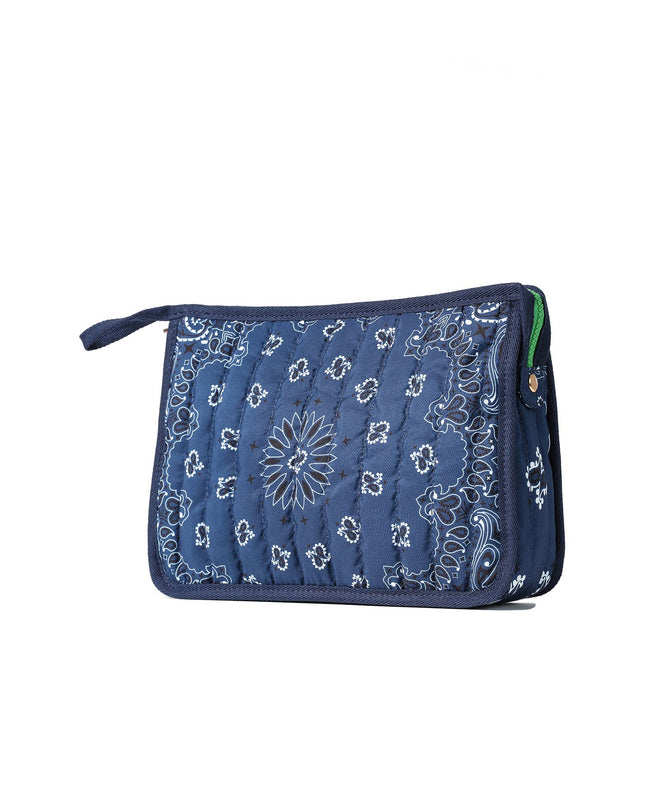 Bandana Print Pouch - Beau Navy