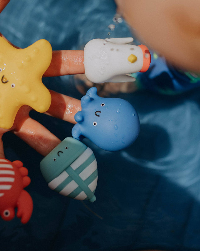 Nautical Itzy Bitzy Puppets™ - Bath + Storytelling Toys