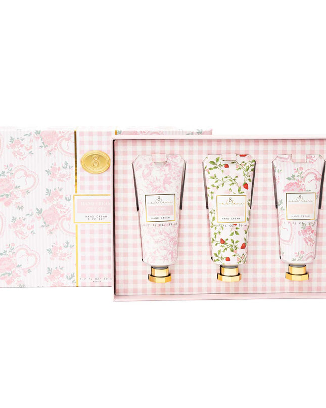 Sweetheart Blooms 3pc Boxed Hand Cream Set
