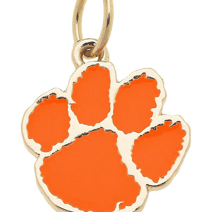 Clemson Tigers Enamel Logo Charm