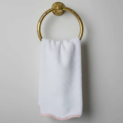 Luxury Scallop Piping Bath Towel Sets (6-Piece)