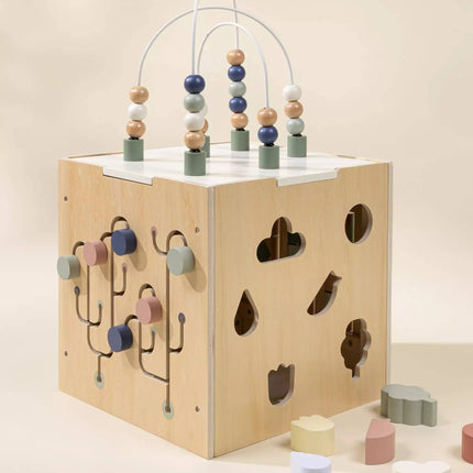 Wooden Activity Cube