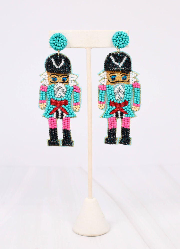 Sargeant Nutcracker Earring TURQUOISE