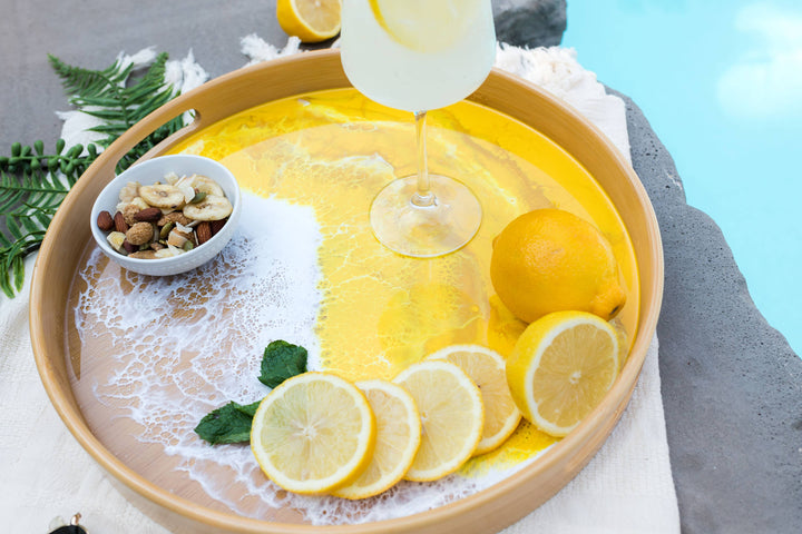 Lemon Collection Resin Cheese Board / Charcuterie Board