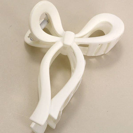 Matte Bow Hair Claw Clips
