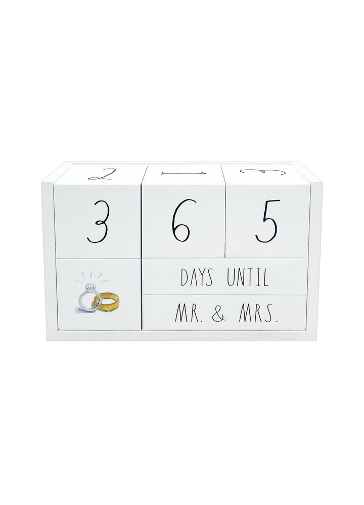 Wedding Countdown Block Set