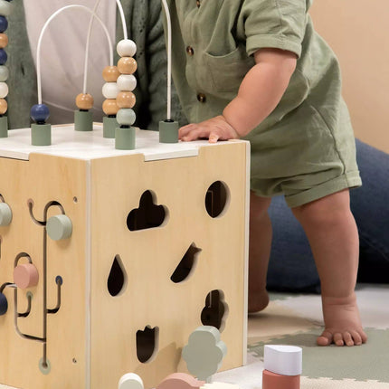 Wooden Activity Cube