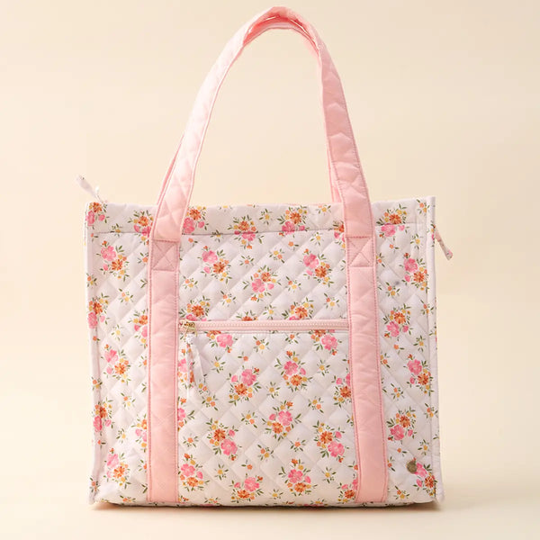 The Everyday Quilted Tote Bag– Endless Daydream Cream