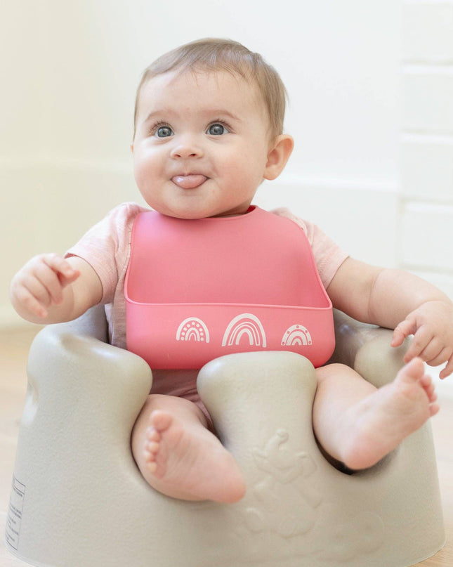 Chasing Rainbows Little Bites Starter Bib