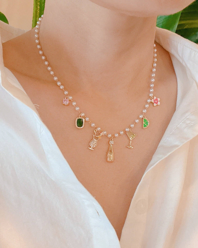 Let's Celebrate Multi Charm Necklace