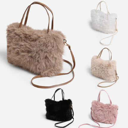 Faux Fur Mini Handbag