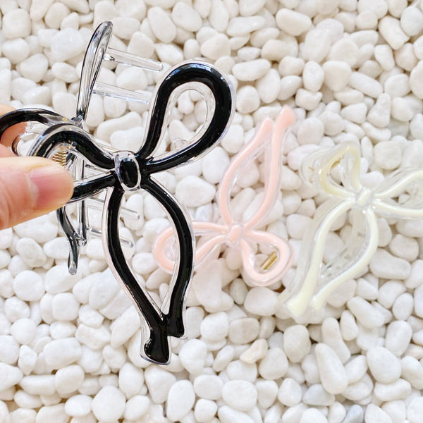 Annie Bow Hair Claw Clips